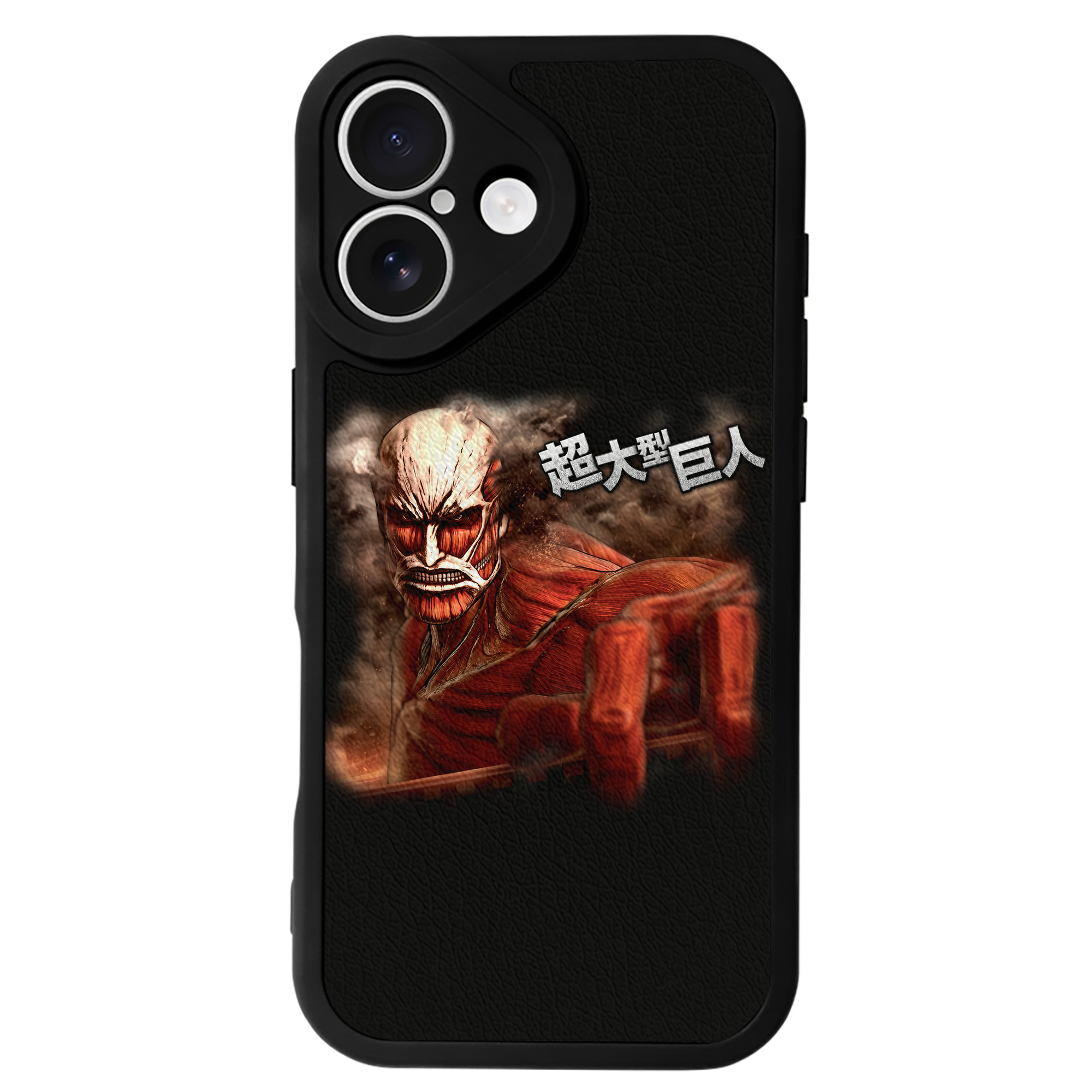 （画像用） 進撃の巨人 Attack on Titan 【iPhone 16シリーズ対応】シリコンスマホケース（レザー調） 材質：シリコン